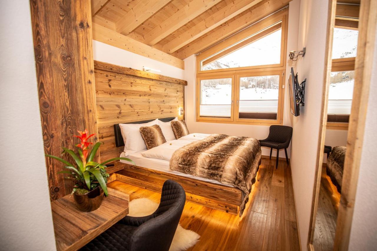 Palace Luxury Wellness Apartment And Boutique Hotel Ski-In-Out Saas-Fee Exterior foto